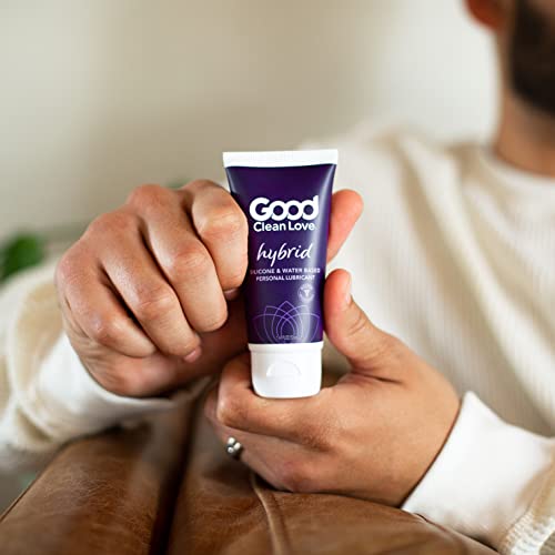 Good Clean Love Personal Lubricant - Long-Lasting Hydration with Hyaluronic Acid - 1.69 Oz (2-Pack)