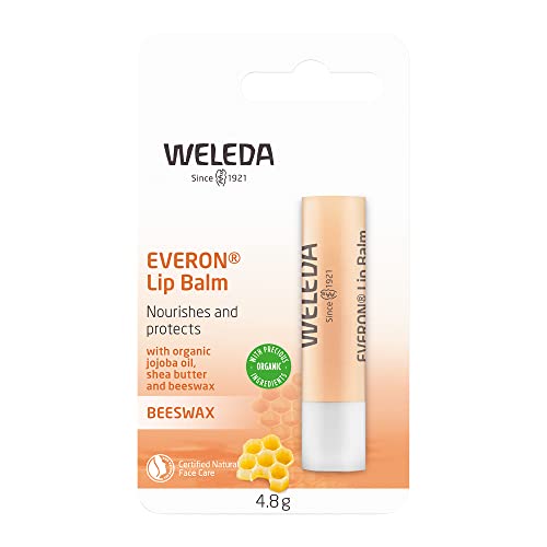 Weleda Everon Lip Balm - Nourishing Moisture & Protection with Organic Jojoba Oil - 0.17 oz