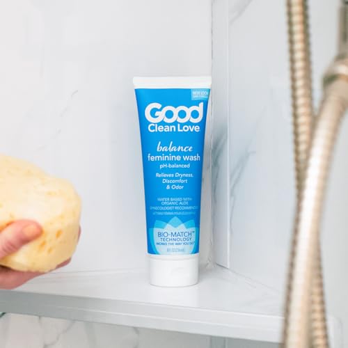 Good Clean Love Balance Feminine Wash - pH-Balanced Moisturizer, Soothing Botanicals - 8 Oz (2-Pack)