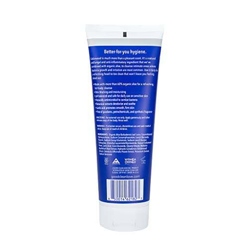 Good Clean Love Cedarwood Body Wash - Moisturizing, pH-Balanced for Sensitive Skin - 8 oz