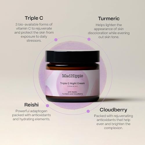 Mad Hippie Skin Care Set - Brightening Routine with Vitamin C, AHA Peel & Night Cream - Mini Kit