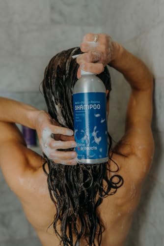 Plaine Products Shampoo - Natural, Vegan, Sulfate-Free, Rosemary Mint Vanilla - 16oz Refillable