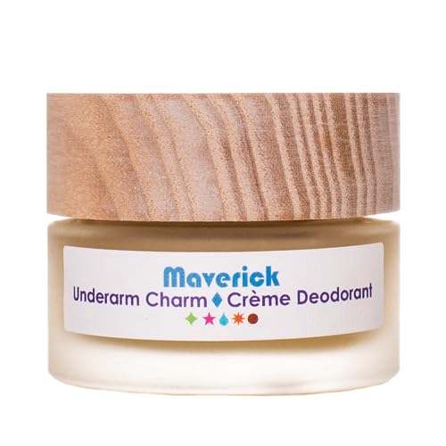 Living Libations Organic Maverick Deodorant - Natural Odor Neutralizer, Vegan - 0.21 oz