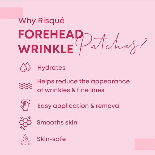 Reusable Forehead Wrinkle Patches - Reduces Fine Lines, Multi-Use & Effective - 2 Patches