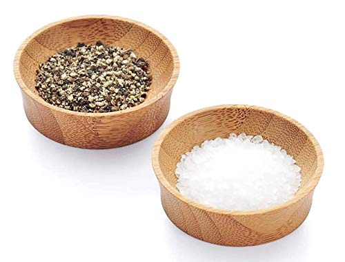 Bambu Reusable Bamboo Condiment Cups - Non-Toxic, Stylish, Durable - Pack of 4