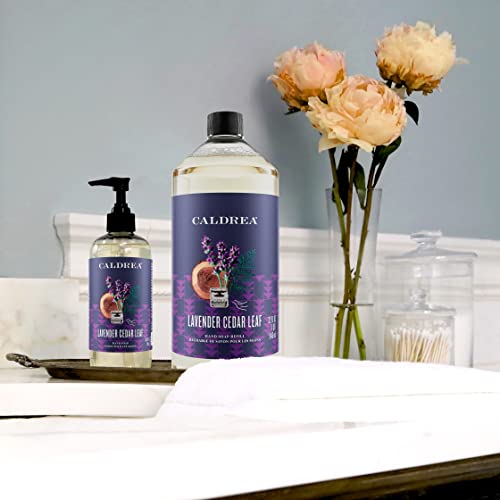 Caldrea Hand Soap Refill - Cleanses & Conditions with Aloe Vera, Lavender Cedar Leaf - 32oz