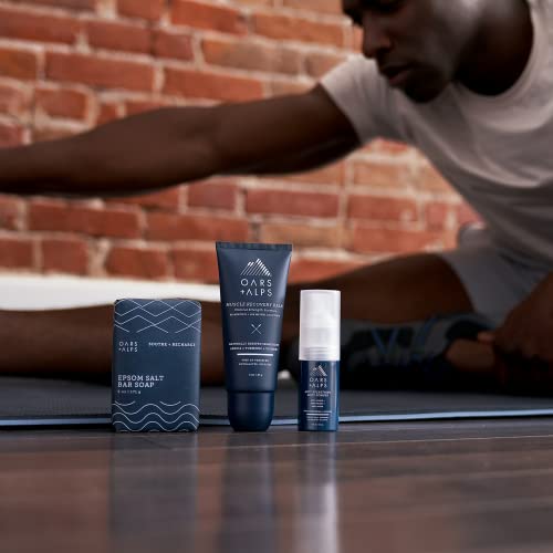 Oars + Alps Body Powder - Sweat Absorbing, Cooling Formula, Aloe & Arrowroot - 1 Fl Oz