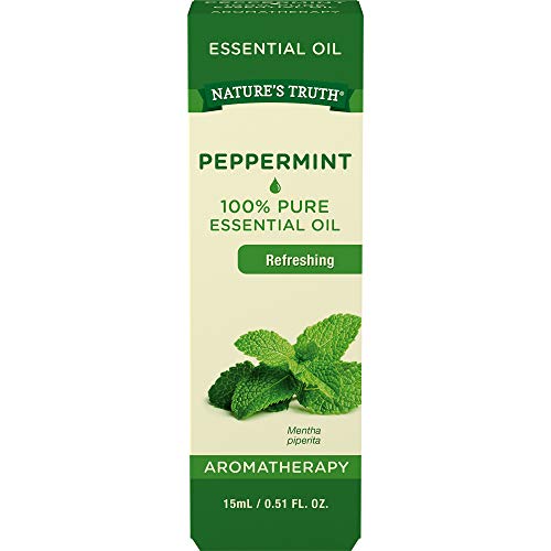 Nature's Truth Essential Oil - Refreshing Peppermint Aroma, Stimulating & Uplifting - 0.51oz