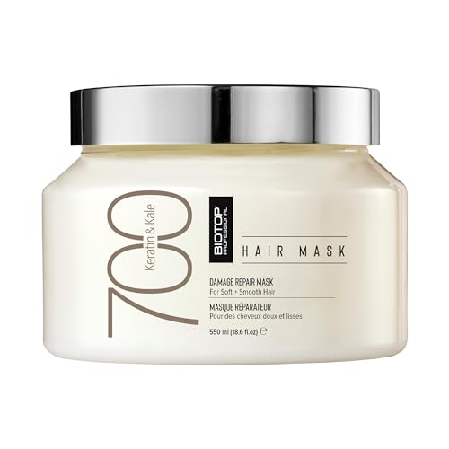 Biotop Professional Hair Mask - Intense Hydration, Keratin & Vitamins for Damaged Hair - 18.6oz