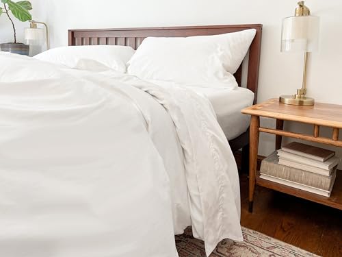 Organic Cotton Bed Sheet Set - 100% GOTS Certified, Breathable & Luxurious - California King