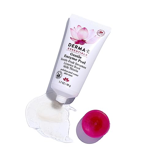 DERMA E Facial Peel - Brightening Exfoliator with Papaya & Milk Thistle - 1.7 oz