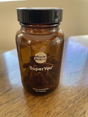 Moon Juice Dietary Supplement - Natural Mood & Relaxation Support, Vegan, Non-GMO - 60 Caps & 12oz