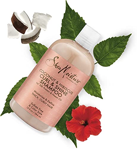 Shea Moisture Shampoo & Conditioner Set - Frizz Control, Moisturizing Coconut Oil - 13 Fl Oz Each