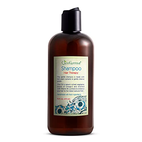 Just Nutritive Hair Regrowth Shampoo - Nourishes Scalp, Strengthens Strands - 16oz
