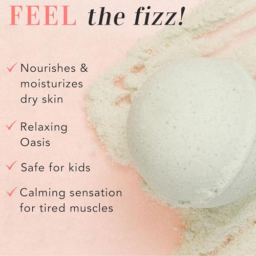 USA Handmade Bath Bomb Gift Set - Natural Ingredients, Relaxing Spa Experience - 6 Pack