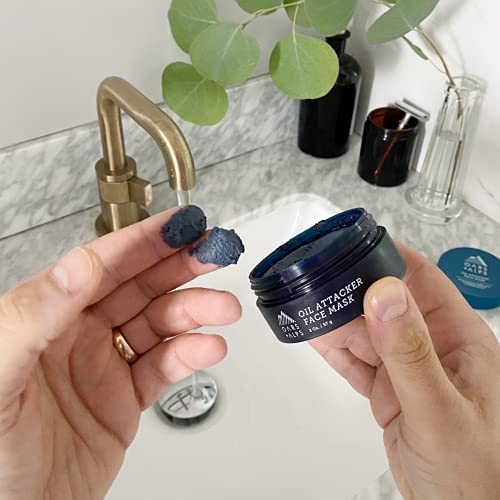 Oars + Alps Face Mask - Deep-Cleansing, Kaolin Clay & Niacinamide, TSA-Friendly - 2 Oz