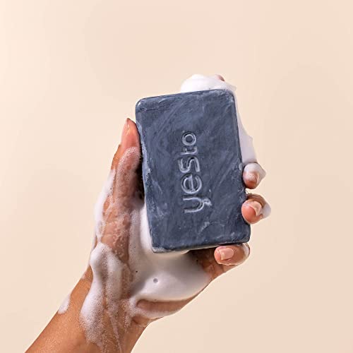 Yes To Tomatoes Detoxifying Charcoal Bar Soap - Exfoliates & Controls Oil, 4.5oz