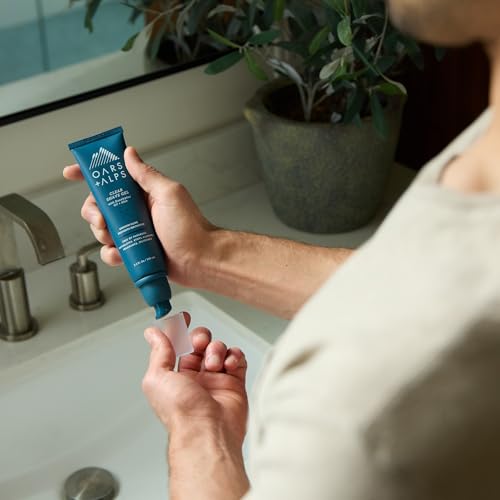 Oars + Alps Men's Clear Shave Gel - Hydrating, Dermatologist Tested with Aloe & Eucalyptus - 3.4 Oz