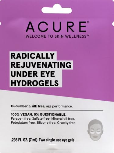 Acure Eye Mask - Deep Hydration, Anti-Aging Support with Cucumber & Silk Tree - 0.236 Fl Oz