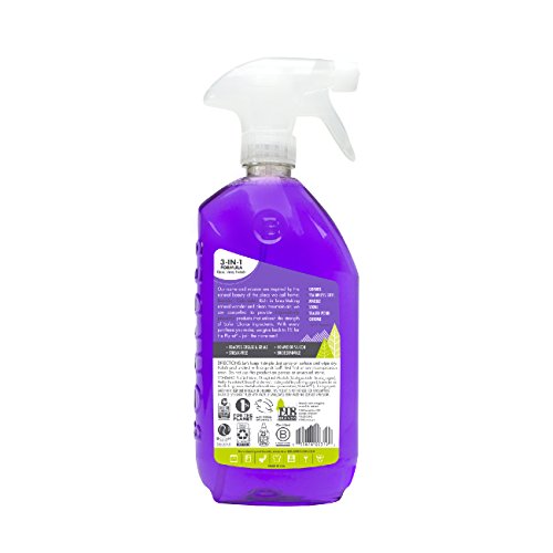 Boulder Clean Granite & Stainless Steel Cleaner - Streak-Free, Plant-Based, Lavender Vanilla - 28oz