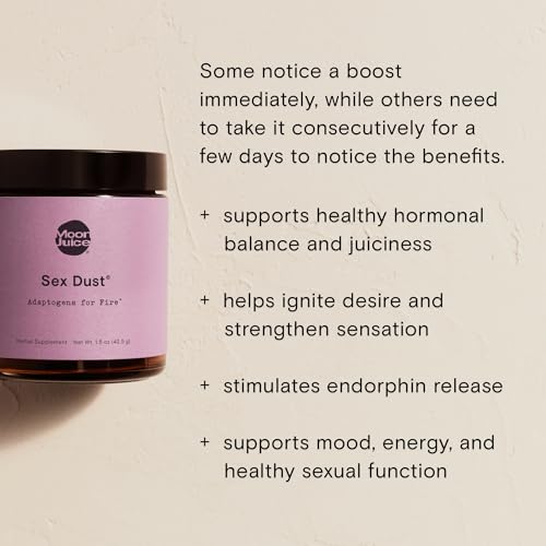 Moon Juice Hormone Balancing Supplement - Libido Booster with Adaptogens, 14 Servings