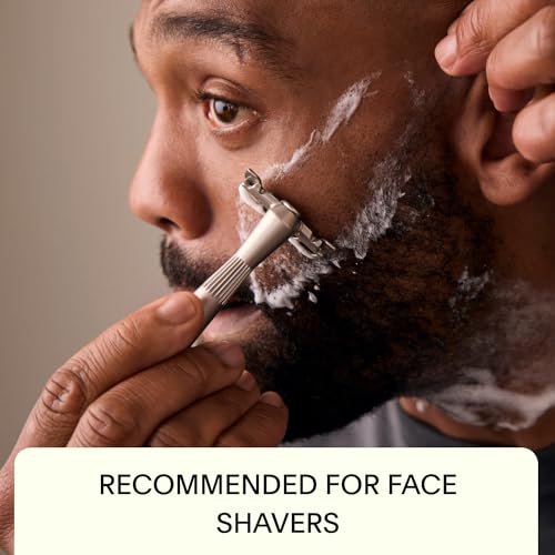 Leaf Shave Thorn Razor Set - Ultra-Close Shave, Blade Recycling Tin, 50 Blade Refills