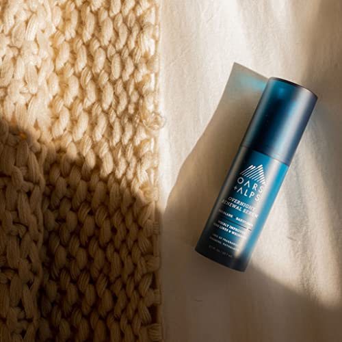 Oars + Alps Face Serum - Reduces Fine Lines, Hydrates with Peptides & Squalane - 0.7 Fl Oz