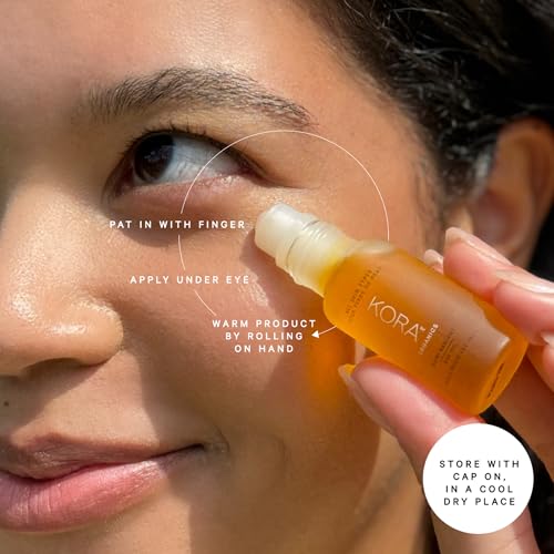 KORA Organics Eye Serum - Smooth & Tone, Certified Organic Ingredients - 0.34 fl oz