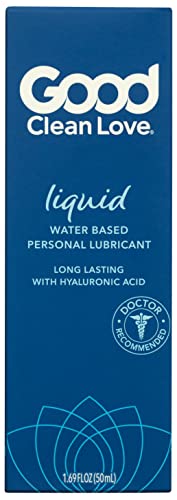 Good Clean Love Personal Lubricant - Hydrating Hyaluronic Acid, pH Balanced - 1.69 Oz (2-Pack)