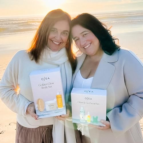 OSEA Skin Care Set - Nourishing Ocean Cleanser, Illuminating Face Oil, Gua Sha Tool - 7oz