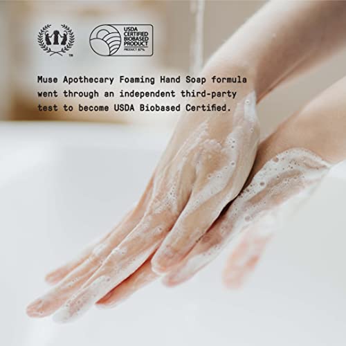 Muse Apothecary Hand Soap - Nourishing Foaming Formula with Essential Oils - 2 Pack, 11.5 oz