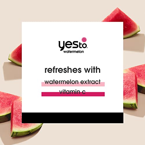 Yes To Watermelon Face Mask - Hydrating Gel with Antioxidants, 95% Natural - 3 Fl Oz