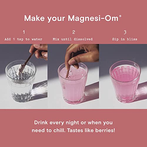 Magnesi-Om Supplement - Supports Calm, Relaxation & Regularity, Sugar-Free Berry Flavor - 12oz