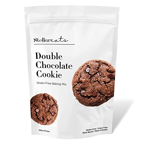 Stellar Eats Double Chocolate Cookie Baking Mix - Grain Free, Plant Based, 10.2 oz