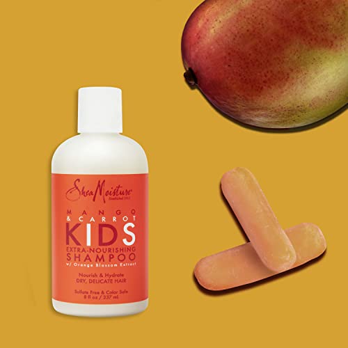 SheaMoisture Kids Shampoo & Body Wash - Nourishing Coconut Oil & Shea Butter, 8oz