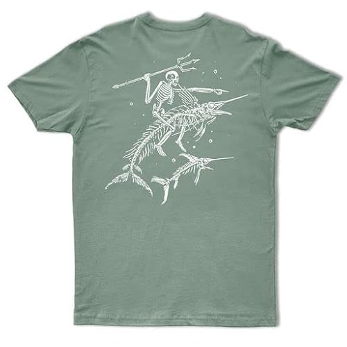 Cove Surf Co. Men's Graphic T-Shirt - Premium Comfort, Ocean Cleanup Support - Moss/XX-Large