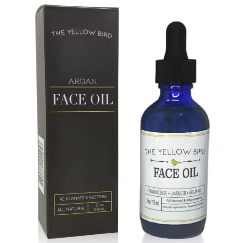 Argan Face Oil Cleanser - Moisturizing Anti-Aging Serum for Acne & Scars - 2oz Organic Blend