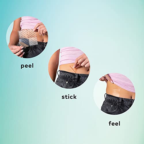 The Good Patch Feminine Care Set - Hemp Infused for Cramps Relief, Natural Ingredients - 8 Patches
