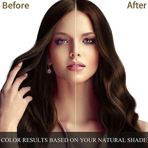 Ivnil Meidu Dark Brown Shampoo - 100% Gray Coverage, Herbal Ingredients, Easy Application - 200ml