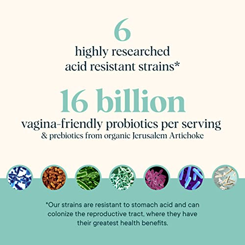 Ora Organic Probiotic for Women - Supports Vaginal Health, Digestive Comfort - 60 Vegan Capsules