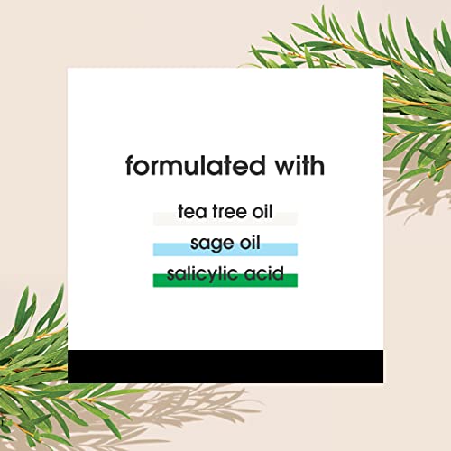 Yes To Tea Tree Scalp Treatment - Soothes Dry, Itchy Scalp, Nourishing Sage Oil - 12 Fl Oz