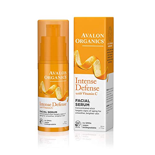 InstaSkincare Face Serum - Revitalizing Vitamin C with Hyaluronic Acid, Natural & Safe - 1 oz