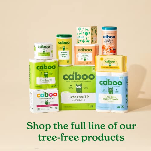Caboo Pet Wipes - Deodorizing & Hypoallergenic, Aloe Vera & Vitamin E - 140 Jumbo Wipes
