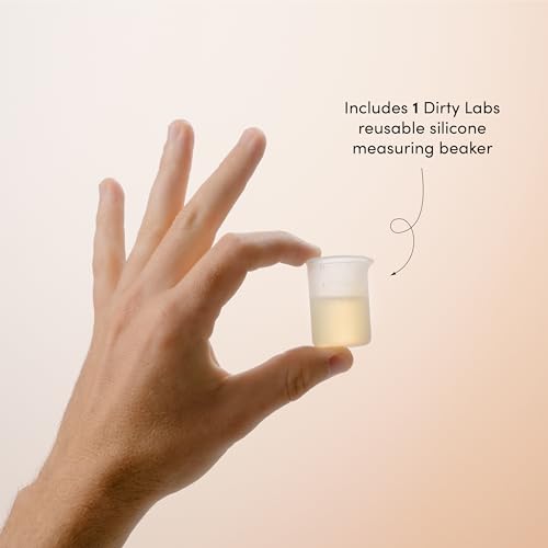 Dirty Labs Reusable Glass Detergent Dispenser - Mess-Free Measuring, Machine Washable - 375mL
