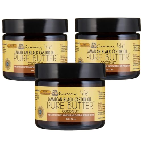 Sunny Isle Hair Care Treatment - Promotes Stronger Hair & Moisturizes Skin - 2oz Pack of 3