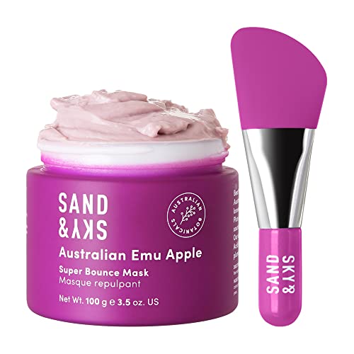 Sand & Sky Super Bounce Face Mask - Hydrating, Brightening with Vitamin C & Hyaluronic Acid - 100ml