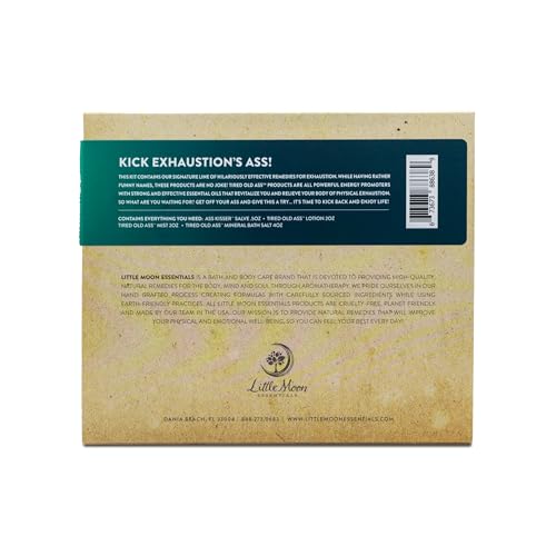 Little Moon Essentials Bath & Body Set - Revitalizing Self-Care, Vegan & Natural - 4 Items