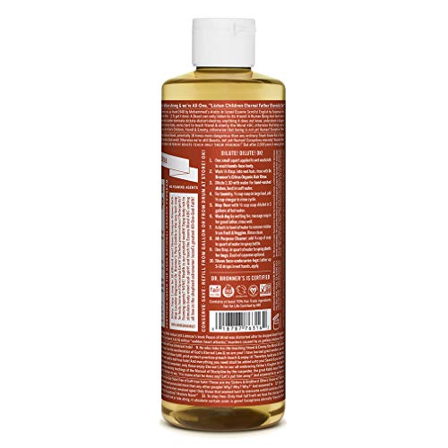 Dr. Bronner's Pure-Castile Liquid Soap - Organic Oils, 18-in-1 Versatile Uses - Eucalyptus, 16oz