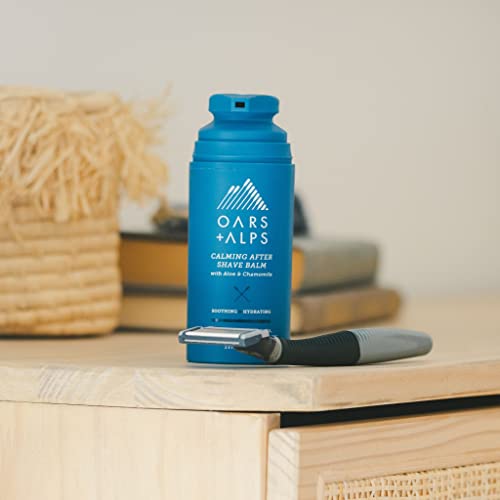 Oars + Alps After Shave Balm - Soothes & Hydrates with Aloe & Chamomile - 2.9 Fl Oz