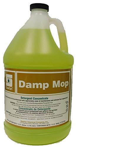 Spartan Floor Cleaner - No-Rinse, Fast-Drying, Biodegradable - 1 Gallon, Lemon Scent